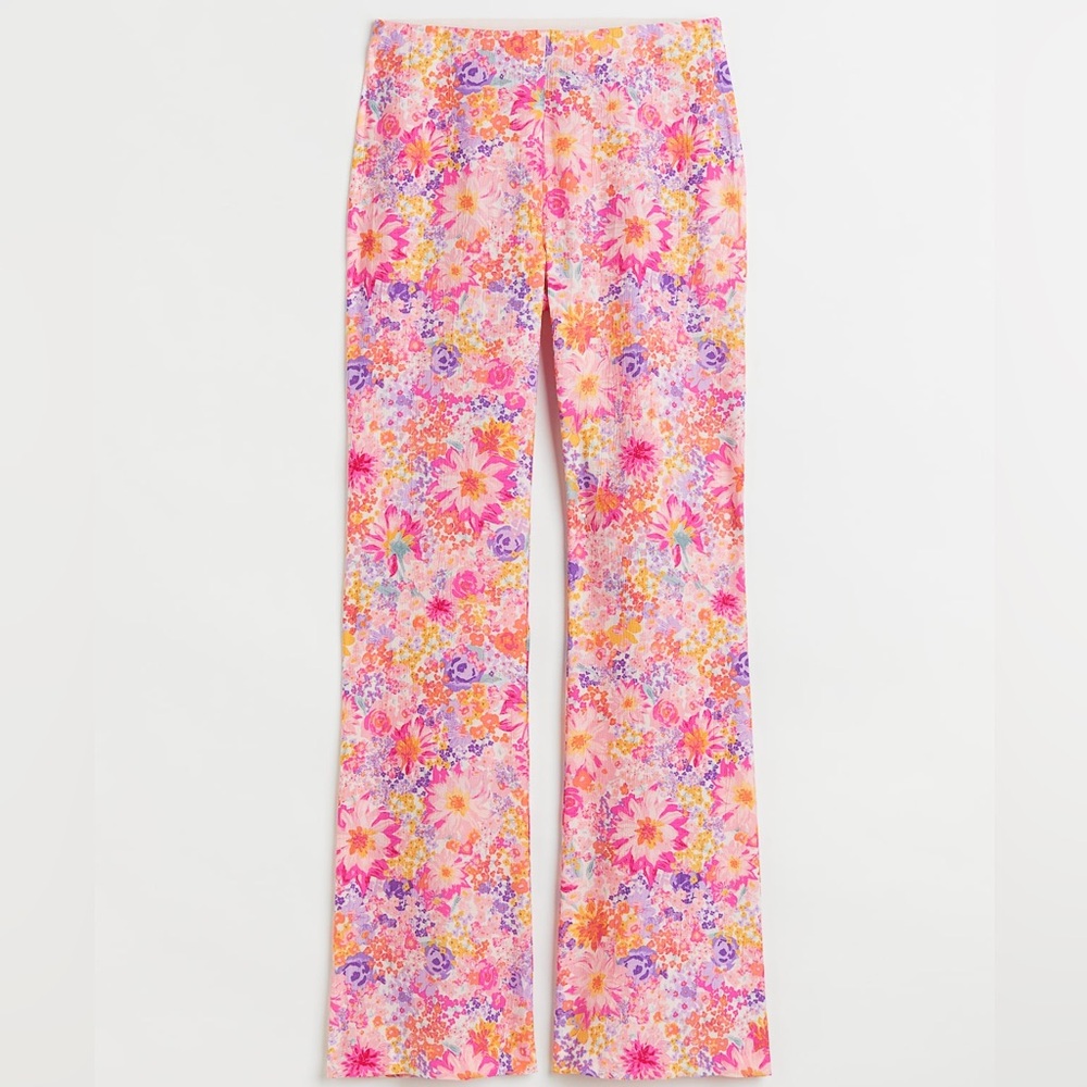 H&M Vibrant Floral Leggings